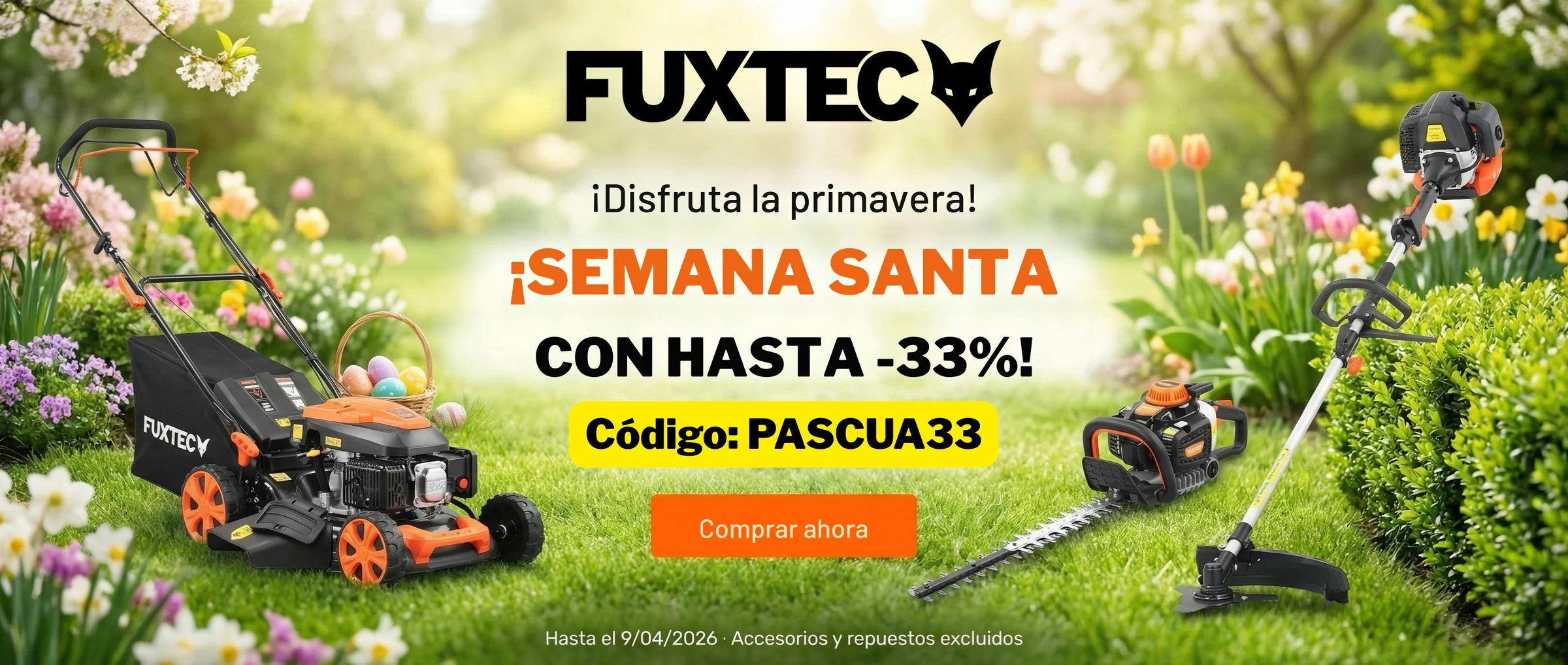 Domina tu jardín con FUXTEC